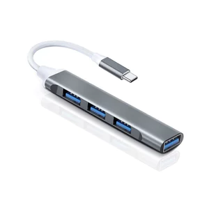 Hub USB C Divisor Portátil Para 4 Portas Adaptador De Extensão Multiporta Porta Expansor Cabo De Dados Adequado Laptop D