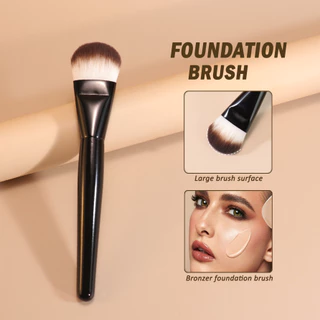 1pc Pincel De Maquiagem Fundação Escova De Máscara Facial , Ferramentas Com Fibra Macia