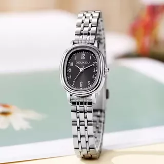 1 Peça Pulseira De Liga De Prata Feminina Moda Casual Clássica Balança Digital Mostrador Preto Relógio De Quartzo Adequa