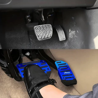 2pcs Pedal Antiderrapante Para Carro De Embreagem Manual Anti-Derrapante Capa Do Acelerador E Freio