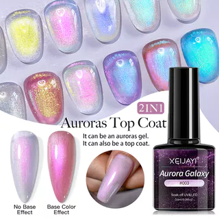1pc 8ml Prego Aurora Pérola Fio Escudo Gel Polonês Para Arte Do Metal Pintado Desenho UV