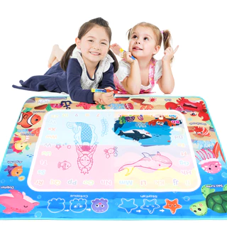 Esteira De Desenho De Água E Canetas Mágicas 100x80cm Kids Painting Board Brinquedos Educativos Precoces Para Crianças