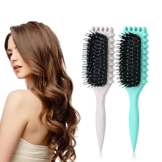 Ferramenta Portátil Para Cuidados Com Os Cabelos , Adequada Reduzir Emaranhados , Suavizar O Cabelo E Criar Penteado Ide