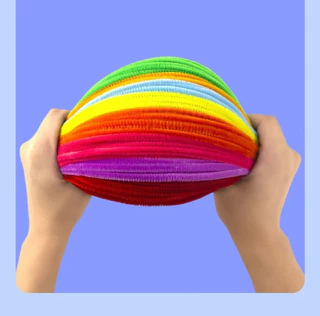 100 Peças De Raízes De Cabelo Coloridas De Cor Sólida , Hastes Torcidas , Tiras Pelúcia , Materiais Artesanais Criativos