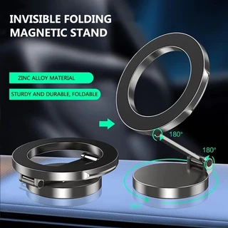 Suporte Universal Para Carro , Magnético Celular , Liga De Alumínio Dobrável 360 ° Ajustável iPhone Xiaomi