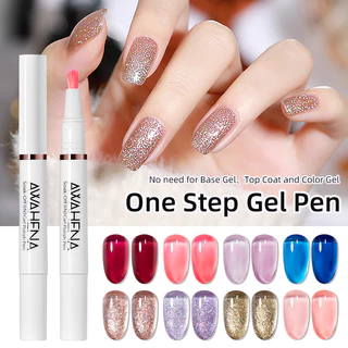 Caneta De Um Degrau Gel 1Pcs Pintura Colorida Polimento De Unhas Desenho De Arte De Unha Abstrato Água Manicure Tool