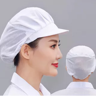 Homens Mulheres Mesmo Estilo Pano Chapéu Cozinhar Pano Produção Trabalho Trabalho de Fábrica