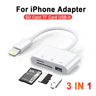 Leitor De Câmera De Cartão SD iOS Para iphone Memória Trail Camera Viewer Adaptador 14
