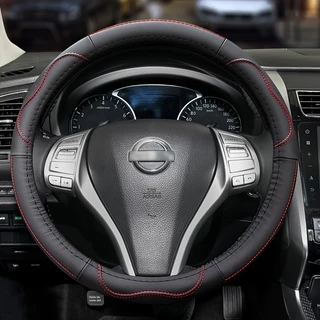 [Capa Do Volante em Couro Genuíno] Capa do Volante em Couro Genuíno para Carros Capa do Volante Universal Adequada para Modelos de 99%