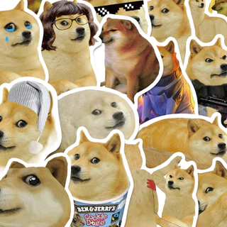 50pcs Funny God annoying dog stickers Engraçados E Divertidos emoticons Para iPad Adesivos De material Decorativo