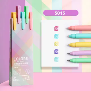 Conjunto De Canetas Neutras Morandi Com 9 Pacotes , Caneta De Tinta Neutra Multicolorida , Marcador Retrô Forrado , Pape