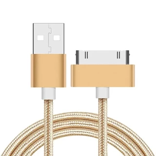 Cabo De Carregamento Rápido 1M 2M USB Para iPhone 4 4s 3GS 3G iPad 1 2 3 iPod Nano touch 30 Pinos Adaptador De Carregador Original Sincronização De Dados