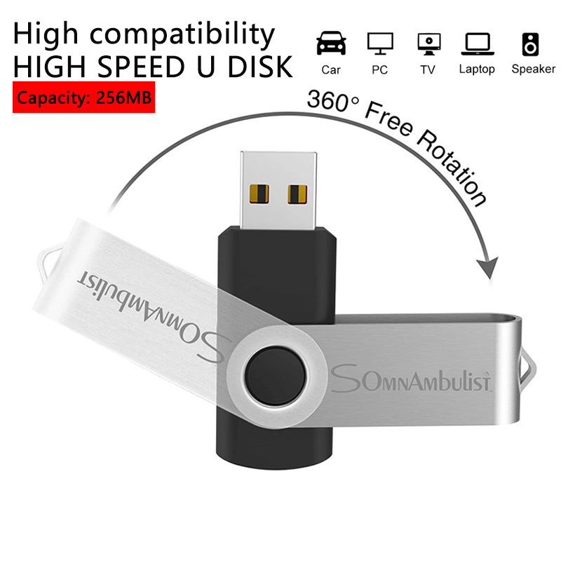 Unidade Flash USB2.0 256MB USB Metálica À Prova d'Água para Telefones ...