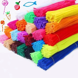 100 Pçs Macaron Colorido Torção Vara Artesanal DIY Criptografia Hairpin Simulação Buquê Crianças Adulto Quebra-Cabeça Br