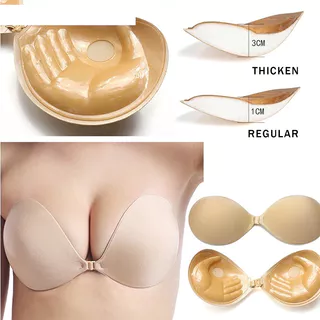 Adesivos De Sutiã Push-Up Sem Alças-Elevador Invisível Engrossado E Respirável Costura