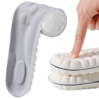 1 Par De Palmilhas Esportivas De Látex Com Elasticidade , Almofadas Macias Para Sapatos , De Suporte Arco , Desodorante