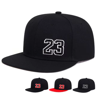 Unisex Side 23 Bordados Unisexo Topo Plano Ajustável Chapéu De Baseball Hip Hop Caminhão Primavera Outono Chapéus De Lazer Ao Ar Livre Acessórios De Viagem Para Mulheres Homens