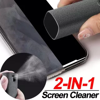 Frasco De Limpeza De Tela 2 Em 1 Limpador Telefônica Spray-Pano Microfibra Mini Tablet Portátil Conjunto De Móvel Para PC
