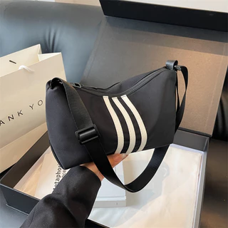 Bolsa de Verão Bolsa de Verão Bolsa de Moda Feminina Bolsa de Nylon Nicho de Nylon Bolsa Pequena Quadrada Bolsa para Mensageiro