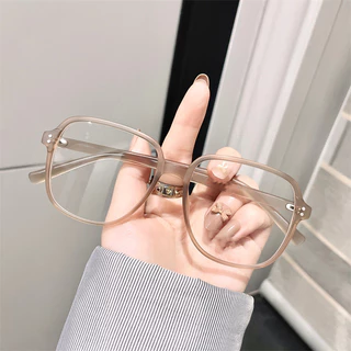 Moda TR90 Anti-Azul Luz Óculos Planos Armação Grande Quadrada Armação de Óculos Moderna