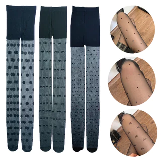 Elasticidade Do Coração Com Laço De Ponto Elástico Fino E Longo sexy Meias Pretas Brancas Para Adultos Festa Feminina