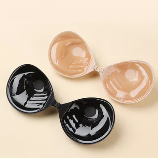 Sutiã Push-Up De Silicone De 3 Cm De Espessura-Sem Alças , Autoadesivo E Reutilizável
