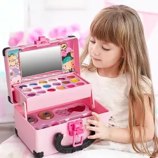Brinquedos Educativos Infantis Conjunto De Maquiagem De Menina Fingir Brincar