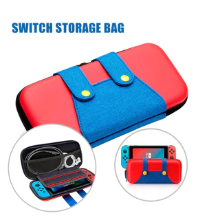 Nintendo Switch Gaming Console Saco De Armazenamento Mario Acessórios Estojo De Proteção Anti-Queda NS Dupla Camada Para Cartões De Jogo