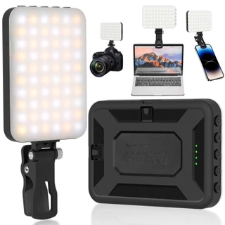 Luz De Vídeo De Bolso Com Clipe LED Para Tablet , Videoconferência , Bateria 2500K-9000K