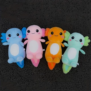 1pc Cartoon Axolotl Plush Realistic Ambystoma Assustador Anfíbios Brinquedos De Pelúcia Decoração De Casa Festa De Aniversário , O Melhor Presente Para Dia Das Mães E As Crianças