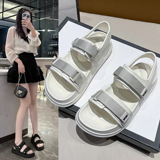 850 Sandálias de Casal Pisando nas Sandálias de Verão da Merda Sandálias de Verão Sandálias de Senhora Velcro Compras Caminhada Lazer Sandálias de Férias Homens