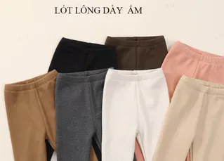 Leggings longas infantis espessadas forro de pele quente HML zíper de pele elástica de alta qualidade 4C tamanho grande