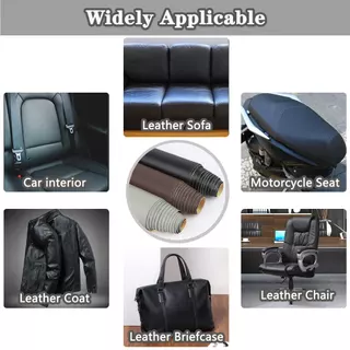 Patch De Couro Autoadesivo 70x200cm-Reparo Instantâneo Para Sofás , Assentos De Carro E Móveis