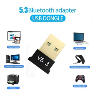 Adaptador USB Bluetooth 5.3 , Transmissor , Receptor , Áudio , Dongle , Sem Fio Para PC E Laptop