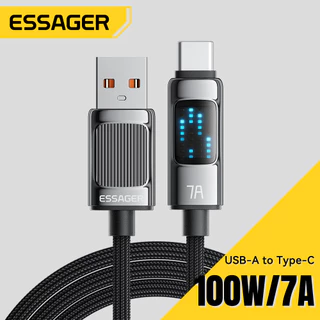 Essa Essager Cabo Rápido usb c Tipo De Dados De Carregamento De 100W Para Samsung s21 s20 A51 xiaomi Mi 10Redmi Nota