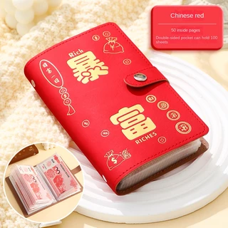 1Pc Livro De Poupança De Dinheiro , Álbum De Coleção , Saco De Buggy Caderno De Armazenamento , Economia , Pasta