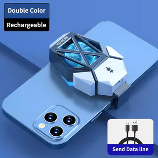 Mini Ventilador De Resfriamento Universal Para Telefone Turbo Hurricane Cooler Radiador De Celular