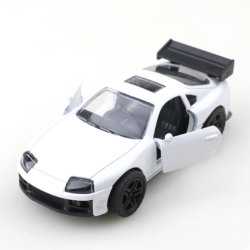 Simulação Carro Esportivo de Simulação Carro Esportivo Modelo Carro de Brinquedo Infantil Pull Back Porta Aberta Carro Decoração de Bolo Masculino