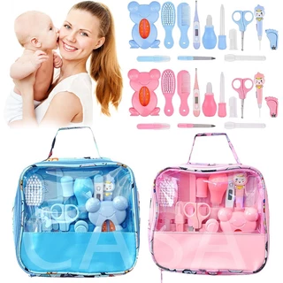 13 pcs/set Baby Newborn Children Nails Hair Health Care Termômetro Kit De Escova De Higiene