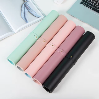 Almofada De Rato De Couro À Prova D'água Dupla Face Para Laptop