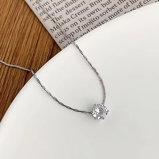 Colar De Aço Inoxidável Banhado A Ouro 18K Feminino Elegante Corrente De Clavícula Joias Da Moda Presente