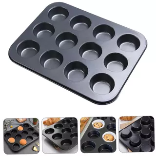 Bandeja De Cozimento Antiaderente , Molde De Bolo , Resistente Ao Calor , Forno De Muffin , Furo De Copo