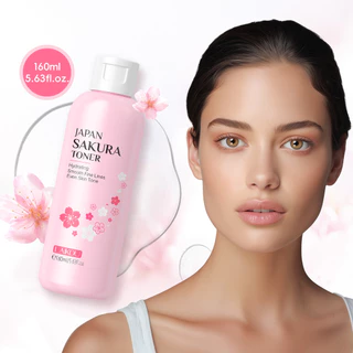LAIKOU Japão Sakura Toner Suavizante Hidratante Mesmo Tom De Pele Linhas Finas Suaves 160ml