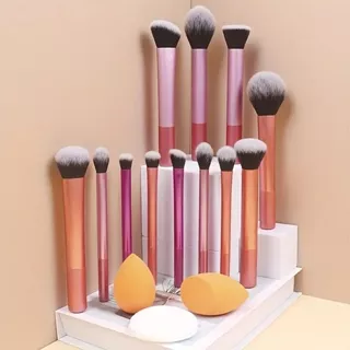 Conjunto De Pincéis De Maquiagem De 8/12 Peças , Resistente E Durável , Com Cerdas Sintéticas Macias Finas De Alta Quali