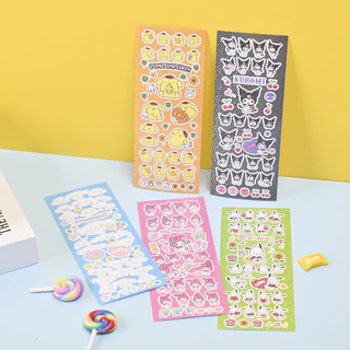 1sheet Cute Autocolantes De Desenho Animado Diy Computer Washi Scrapbooking Para Laptops Papelaria Artesanato