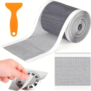 Cutable Chuveiro Dreno Coletor De Cabelo Auto-Adesivo De Chão Adesivos Malha Descartável Pia Filtro Para Banheiro
