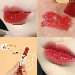 Bálsamo Labial De Frutas Que Muda De Cor , Batom Hidratante De Alto Valor , Ilumina As Linhas Dos Lábios