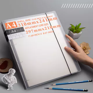 Livro De Desenhos A4 Folha Solta Espessada Destacável Estudantis