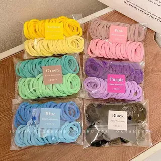 300 Pçs Meninas Cor Gradiente Sem Costura Bandana Colorida Das Crianças Alta Elasticidade Toalha loop , Doce