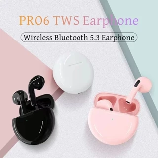 Pro6 Fones De Ouvido Bluetooth Sem Fio Estéreo Esporte À Prova Dwaterproof Água Microfone Para Xiaomi Smartphones